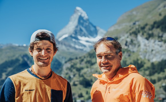 Reporter Matthias Lüscher steigt mit dem Zermatter Bergführer Anjan Truffer aufs Matterhorn.