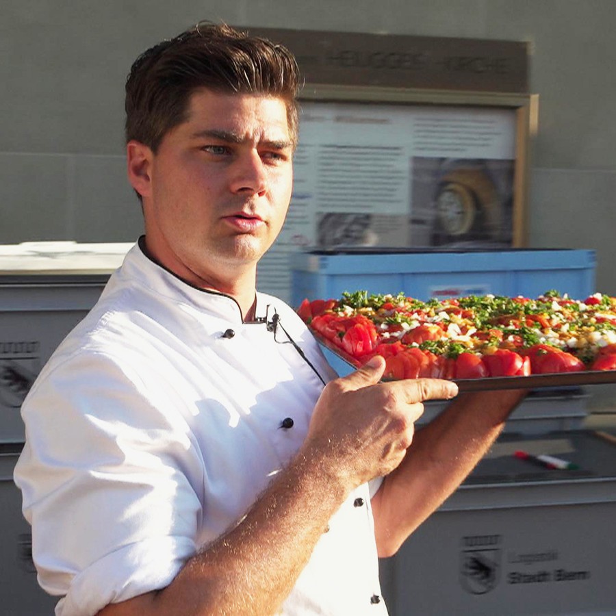 Sterne-Koch Mirko Buri führt das erste Foodwaste-Restaurant in der Schweiz.