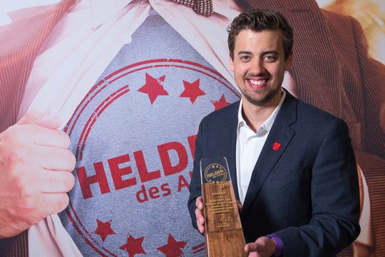 Bild von «Helden des Alltags»: Kevin Hirt gewinnt Auszeichnung für Freiwilligenarbeit