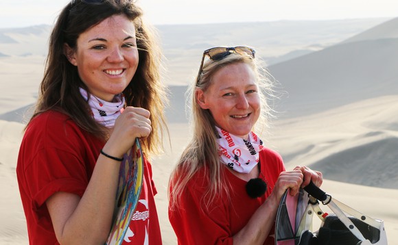 Michèle und Jessica in Peru